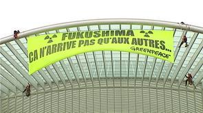 Greenpace manifeste aux Guillemins