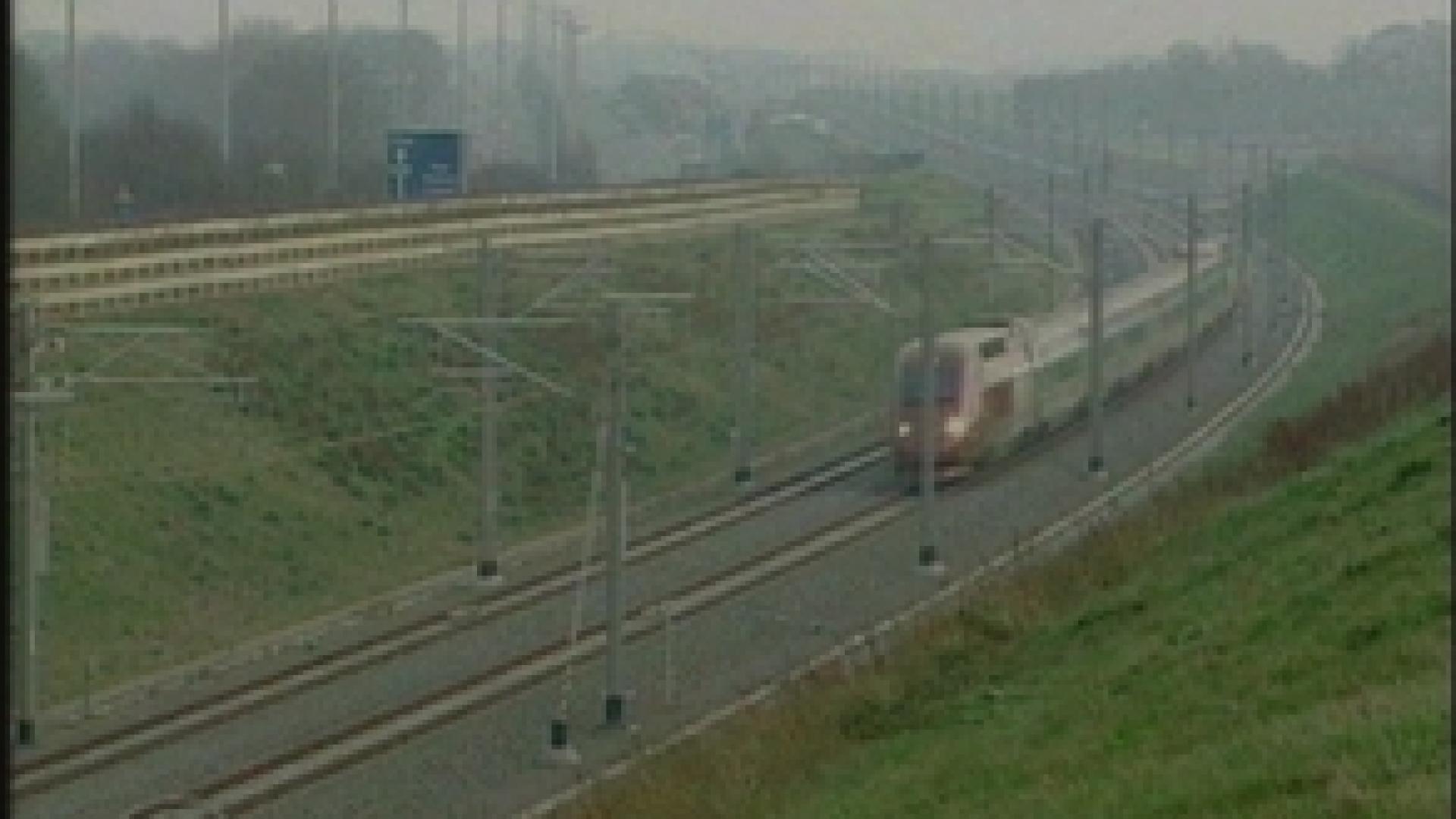 Eurocarex : premier essai de TGV Fret passant par Liège Airport