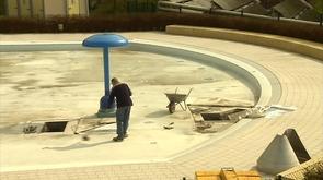 Travaux à la piscine de Wegimont