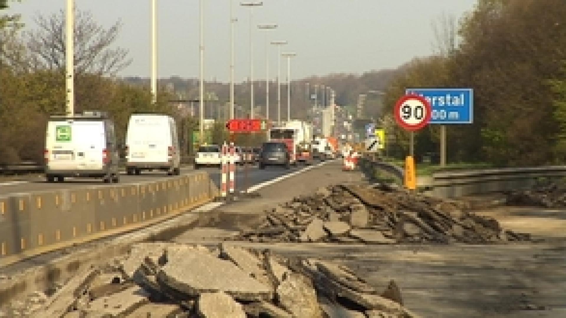 Chantier : ralentissements sur l'échangeur de Cheratte
