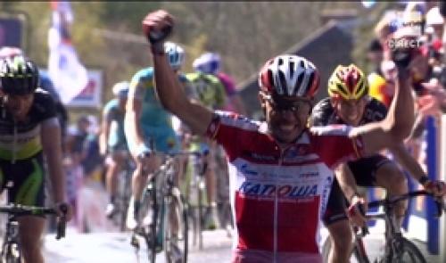 Flèche wallonne : Philippe Gilbert sur le podium