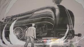 François Schuiten expose  La douce  à la gare des Guillemins