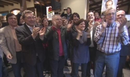 Le PS liégeois fête la victoire de Hollande