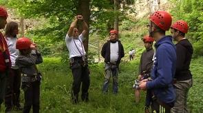 Le club alpin belge de Liège à la carrière de Chokier