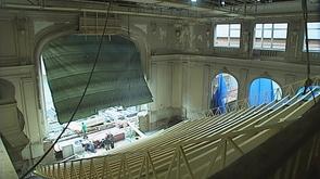 Visite du chantier du Théâtre de la Place