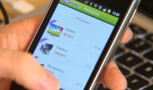 Une application smartphone pour repérer les promotions