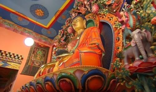 Le DalaÍ¯ Lama à Huy sous haute surveillance