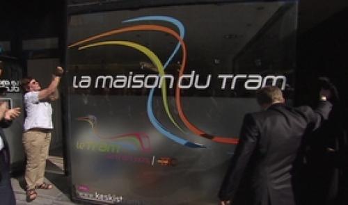 Inauguration de la maison du tram