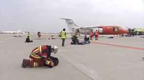 Exercice catastrophe à Liège Airport