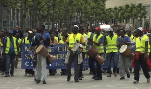 Marche européenne des sans-papiers et des migrants.