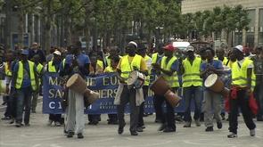 Marche européenne des sans-papiers et des migrants.