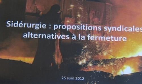 FGTB-CSC voient un avenir pour la sidérurgie liégeoise