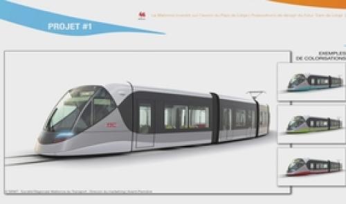 Tram à Liège : choisissez le design