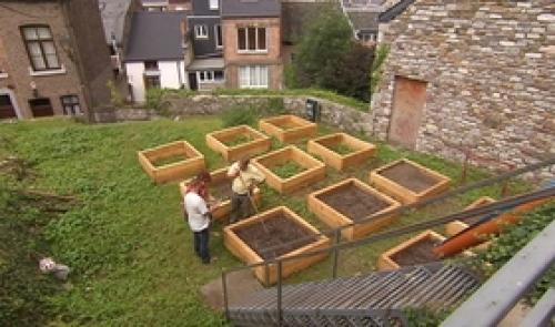 Un potager communautaire à Huy