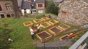 Un potager communautaire à Huy