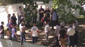 Meurtre homophobe : reconstitution au parc d'Avroy
