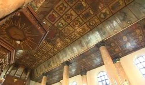 Eglise de Soumagne : étude du plafond