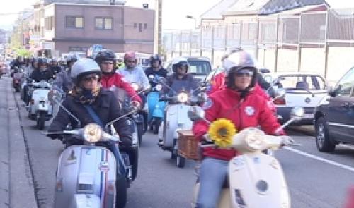 Grâce-Hollogne : rassemblement de Vespas