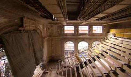 Visite du chantier de l'Emulation