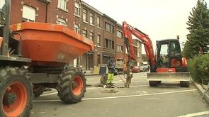 Début des fouilles pour le futur chantier du tram liégeois