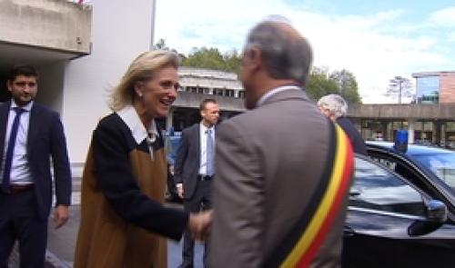 La Princesse Astrid visite les laboratoires du GIGA-Neurosciences de l'ULg