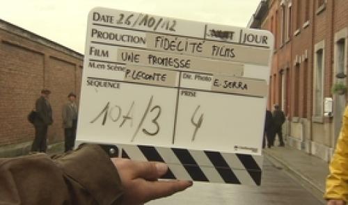 Patrice Leconte en tournage à Herstal