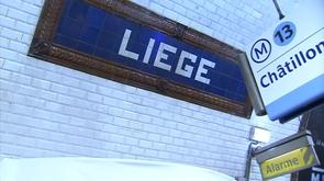 Liège dans le métro parisien