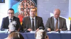 Conférence de presse commune Liège - Astana à Paris