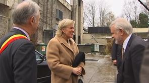 Cyclotron : visite de la princesse Astrid