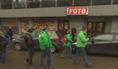 Tecteo Gaz : les travailleurs de Dison venus à Liège