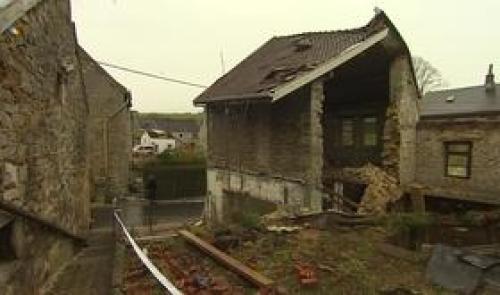 Une maison risque de s'effondrer à Sprimont