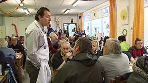 Restos du coeur : deux chefs et Marc Wilmots