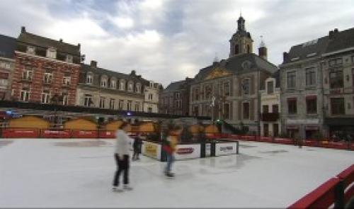 Huy : la patinoire en plein air, un classique hivernal