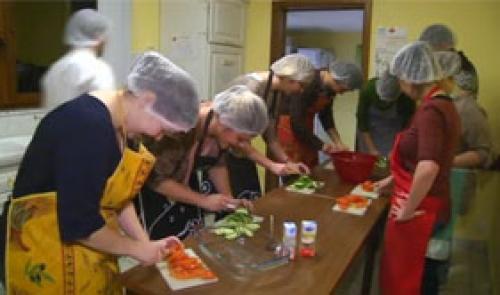Un atelier cuisine pour les étudiants!