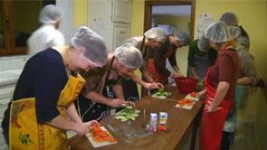 Un atelier cuisine pour les étudiants!