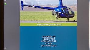 Rapport d'experts sur le crash d'hélicoptère à Huy