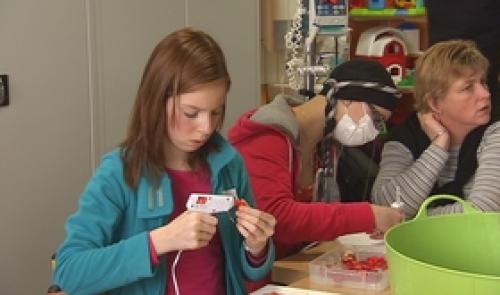 « Les boutons donnent de l'espoir aux enfants »