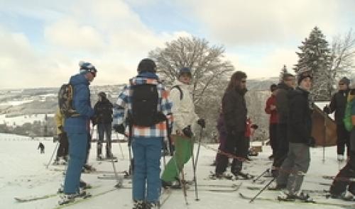 La neige fait le plaisir des skieurs!