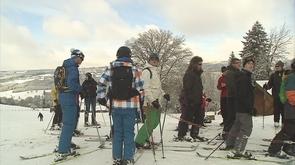 La neige fait le plaisir des skieurs!