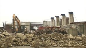 Démolition de la raperie Hollogne sur Geer