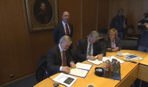 Rudy Demotte en visite officielle en Allemagne avec l'Ulg