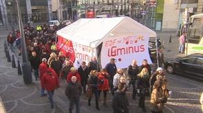 EDF Luminus : manifestation à Liège