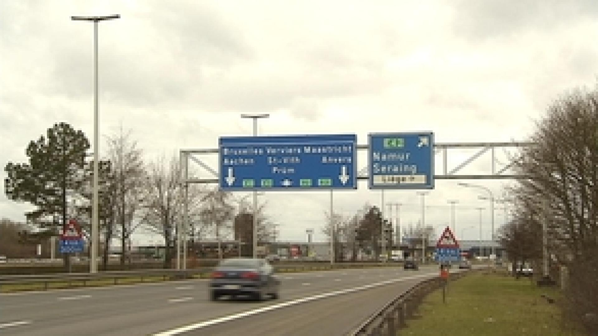 Echangeur de Loncin : travaux