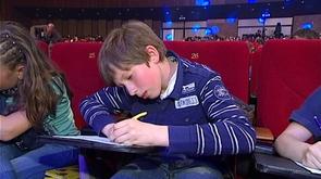 Dictée du Balfroid : les enfants venus pour gagner