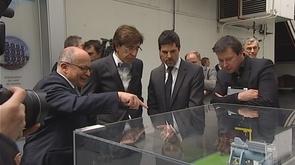 Elio Di Rupo en visite chez Techspace Aero