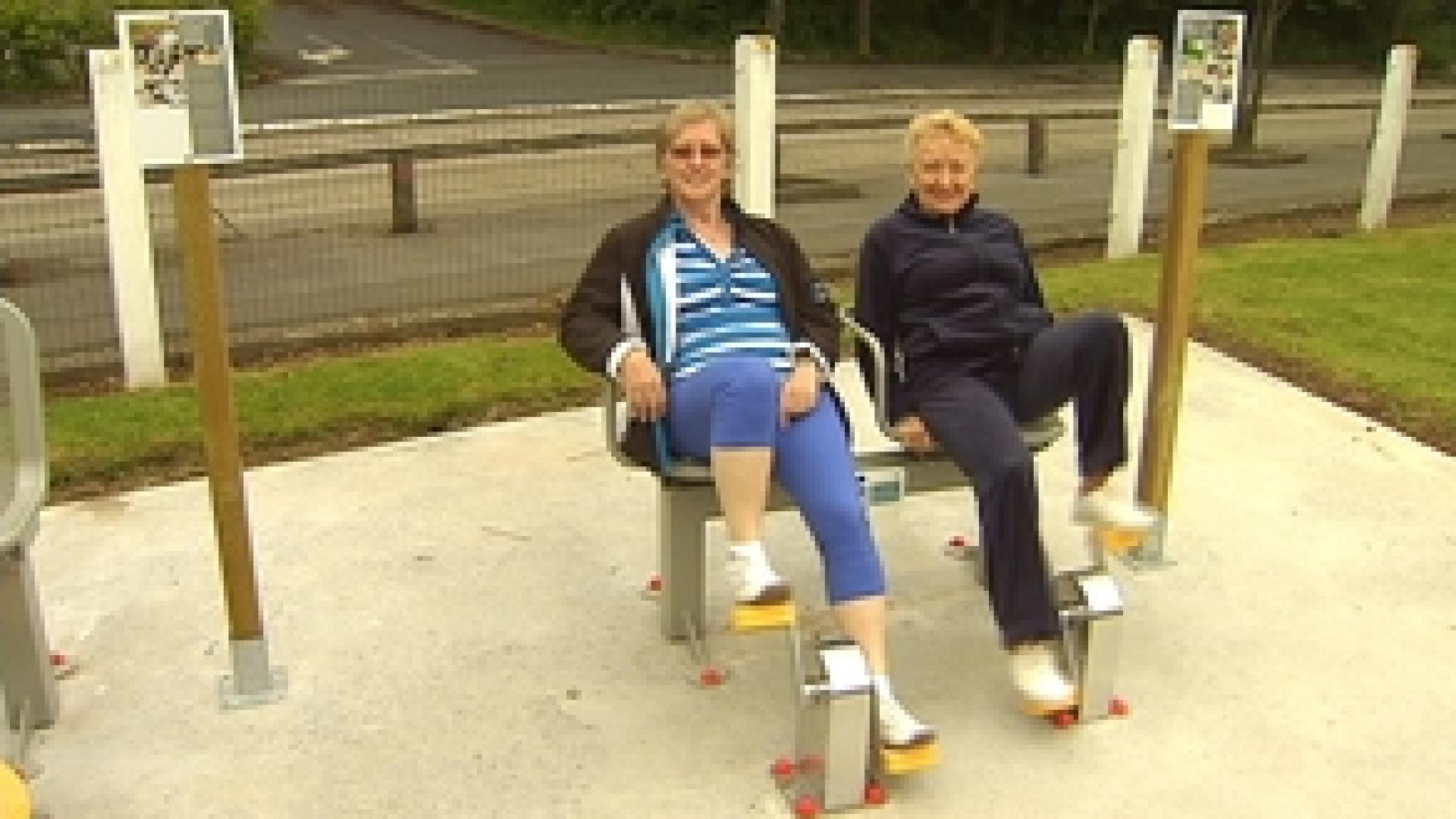 Plaine de jeux pour seniors