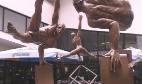 Exposition : les bronzes de Jorge Marin au cinéma Sauvenière