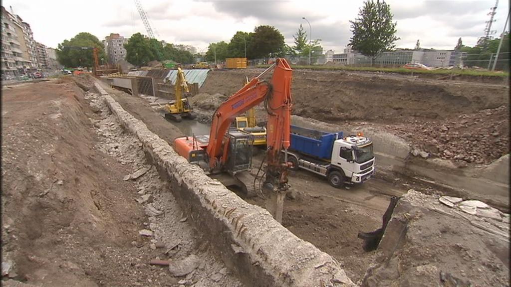 Liège : chantier spectaculaire