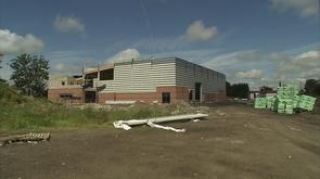 Verlaine : visite du chantier du hall omnisports