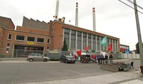 Grève à la centrale des Awirs